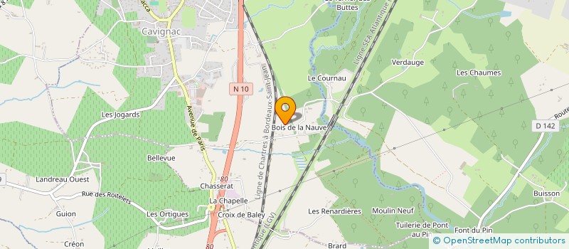 localisation de l'entreprise MONSIEUR THIERRY CORNUEL  CAVIGNAC