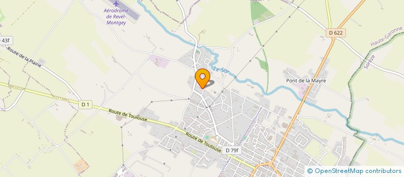 localisation de l'entreprise MONSIEUR THIERRY CORTES  REVEL