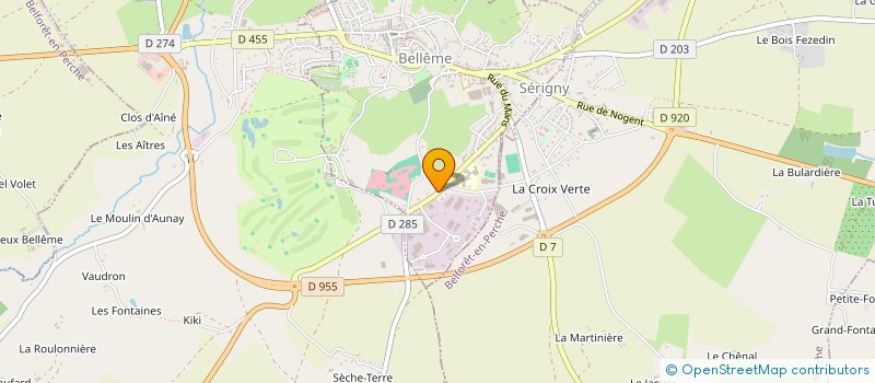 localisation de l'entreprise MONSIEUR THIERRY CORTOT à BELLEME