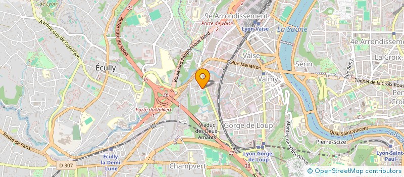 localisation de l'entreprise MONSIEUR THIERRY COSTES  LYON 9EME