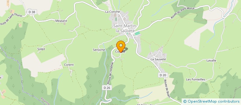 localisation de l'entreprise MONSIEUR THIERRY COTE  CREMEAUX