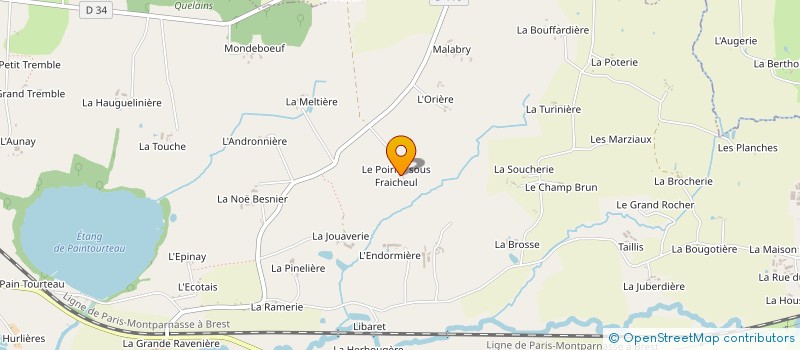 localisation de l'entreprise MONSIEUR THIERRY COTTEREAU à ERBREE