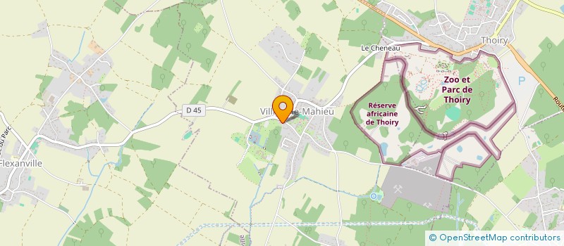 localisation de l'entreprise MONSIEUR THIERRY COTTEREAU  VILLIERS-LE-MAHIEU