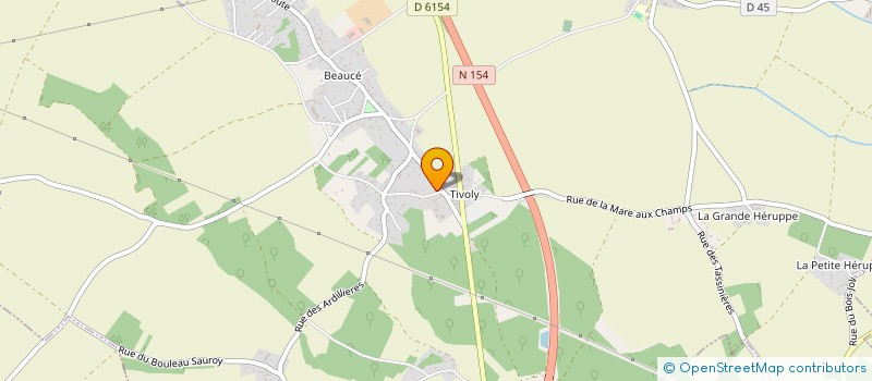 localisation de l'entreprise MONSIEUR THIERRY COTTEREAU  MARCILLY-LA-CAMPAGNE