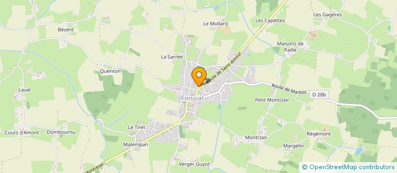 localisation de l'entreprise MONSIEUR THIERRY COTTIER à FOISSIAT
