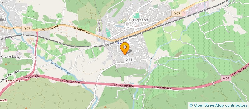 localisation de l'entreprise MONSIEUR THIERRY COUDOURET  PIGNANS