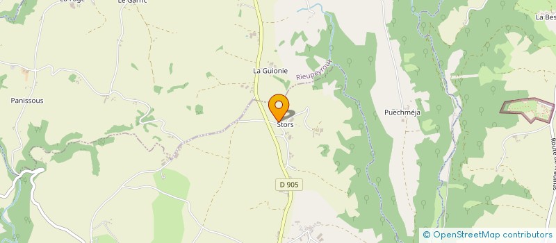 localisation de l'entreprise MONSIEUR THIERRY COUFFIGNAL  LA SALVETAT-PEYRALES