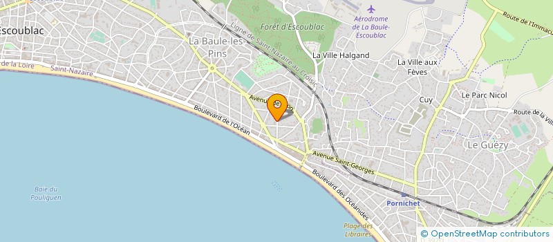 localisation de l'entreprise MONSIEUR THIERRY COULM à LA BAULE-ESCOUBLAC