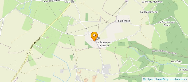 localisation de l'entreprise MONSIEUR THIERRY COUPEAU à SAINT-PIERRE-DES-IFS