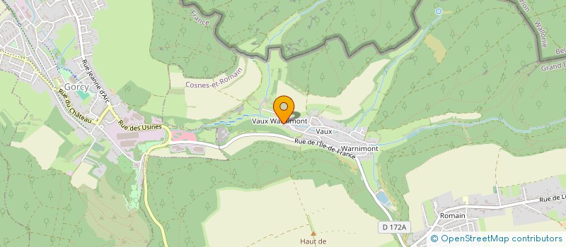 localisation de l'entreprise MONSIEUR THIERRY COUPETTE  COSNES-ET-ROMAIN