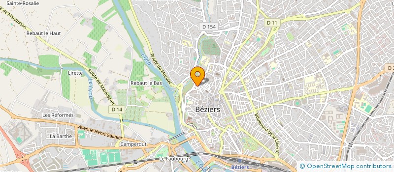 localisation de l'entreprise MONSIEUR THIERRY COURCHINOUX  BEZIERS