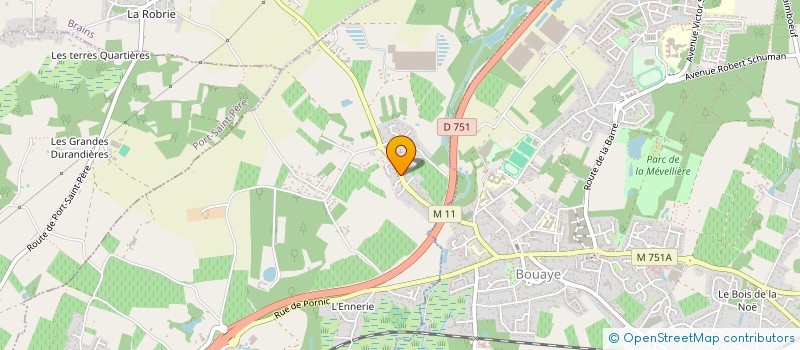 localisation de l'entreprise MONSIEUR THIERRY COURTIN  SAINT-LEGER-LES-VIGNES