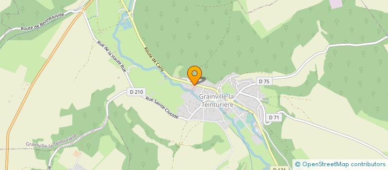 localisation de l'entreprise MONSIEUR THIERRY COURTOIS à GRAINVILLE-LA-TEINTURIERE