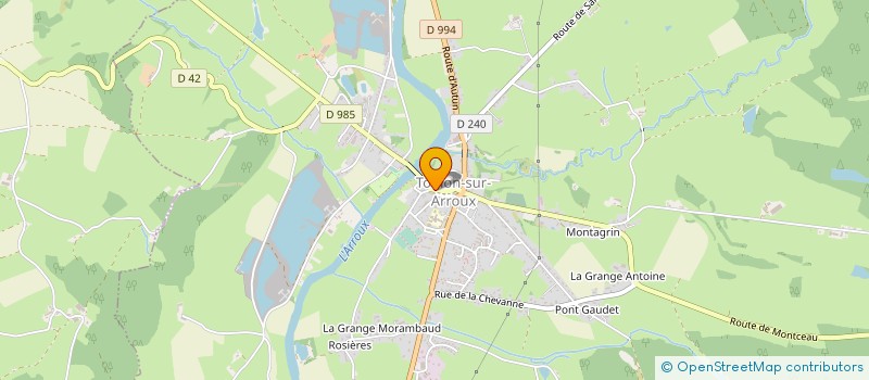 localisation de l'entreprise MONSIEUR THIERRY COUSIN à TOULON-SUR-ARROUX