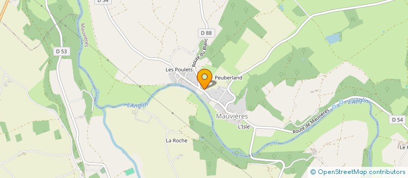 localisation de l'entreprise MONSIEUR THIERRY COUTANT à MAUVIERES