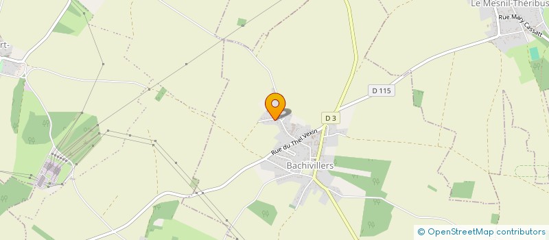 localisation de l'entreprise MONSIEUR THIERRY COUTELET  MONTCHEVREUIL