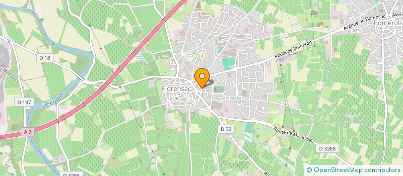 localisation de l'entreprise MONSIEUR THIERRY COUTTET  FLORENSAC