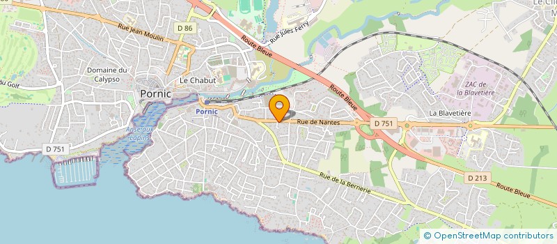 localisation de l'entreprise MONSIEUR THIERRY COUTURIER  PORNIC