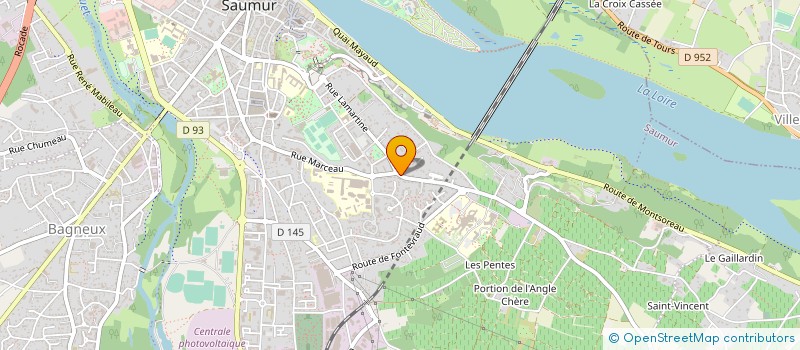localisation de l'entreprise MONSIEUR THIERRY CRABOULIET à SAUMUR