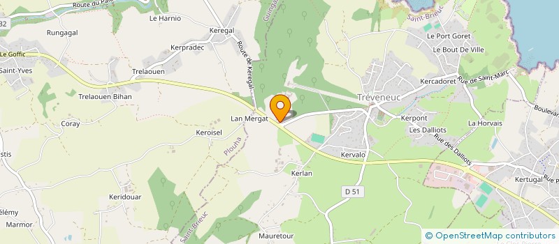 localisation de l'entreprise MONSIEUR THIERRY CRAHES  TREVENEUC