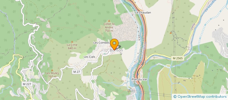 localisation de l'entreprise MONSIEUR THIERRY CREGNIOT  BONSON