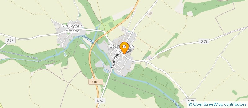 localisation de l'entreprise MONSIEUR THIERRY CREPIN  GOURNAY-SUR-ARONDE