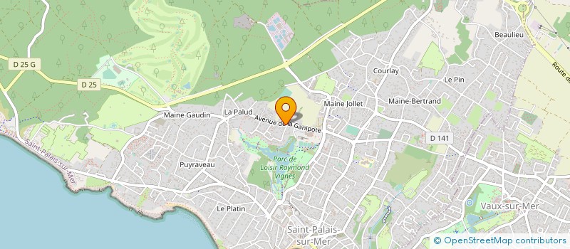 localisation de l'entreprise MONSIEUR THIERRY CRESPO  SAINT-PALAIS-SUR-MER