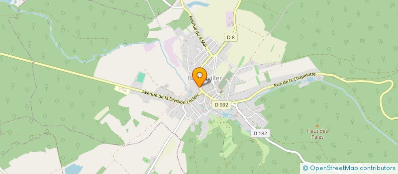 localisation de l'entreprise MONSIEUR THIERRY CREUSOT  BADONVILLER