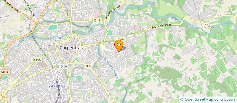 localisation de l'entreprise MONSIEUR THIERRY CRIOTIER à CARPENTRAS