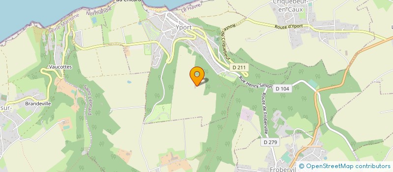 localisation de l'entreprise MONSIEUR THIERRY CROCHEMORE  YPORT