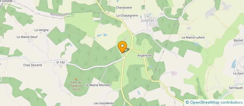 localisation de l'entreprise MONSIEUR THIERRY CROCHET  RUELLE-SUR-TOUVRE