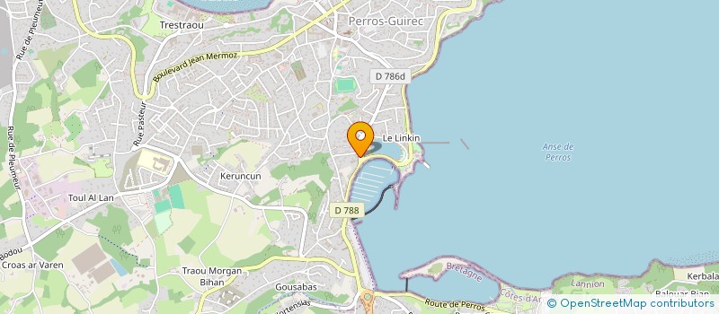 localisation de l'entreprise MONSIEUR THIERRY CROGUENNEC à PERROS-GUIREC