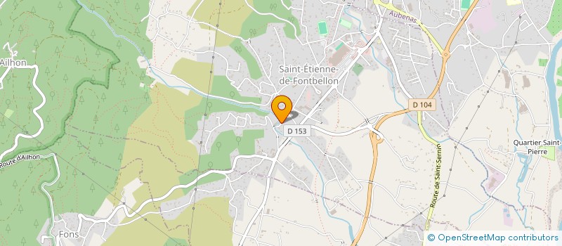 localisation de l'entreprise MONSIEUR THIERRY CROMBEZ à SAINT-ETIENNE-DE-FONTBELLON