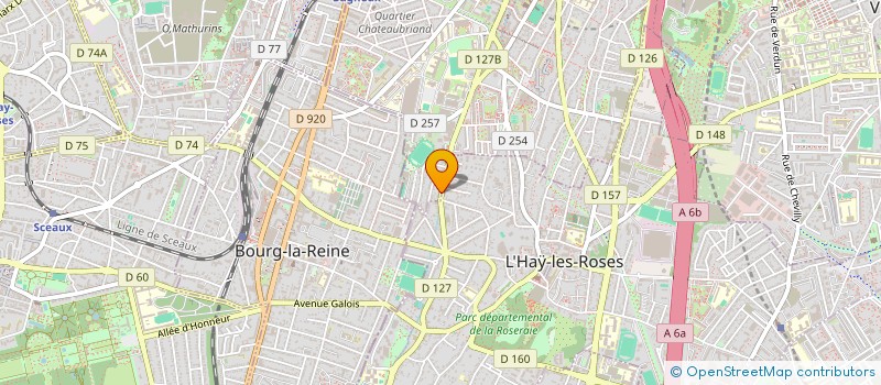 localisation de l'entreprise MONSIEUR THIERRY CROSNIER à CACHAN