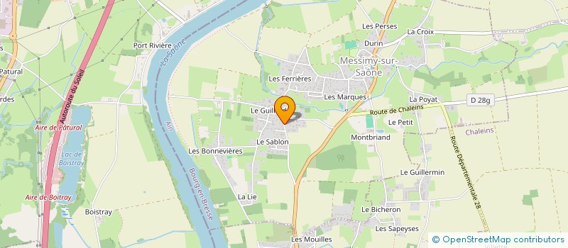 localisation de l'entreprise MONSIEUR THIERRY CROST à MESSIMY-SUR-SAONE
