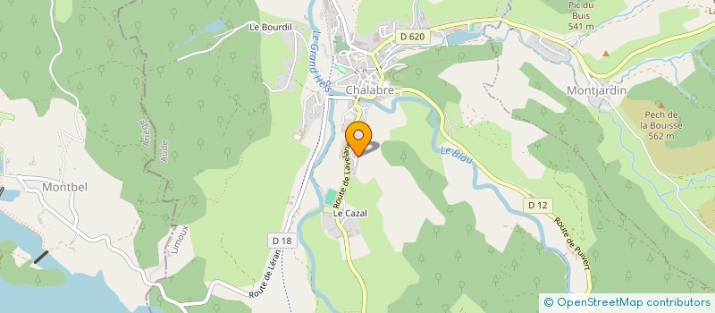 localisation de l'entreprise MONSIEUR THIERRY CROVETTI  CHALABRE