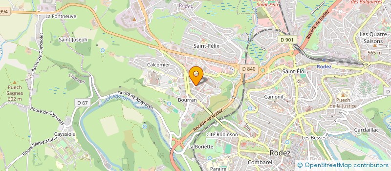 localisation de l'entreprise MONSIEUR THIERRY CROZES  RODEZ