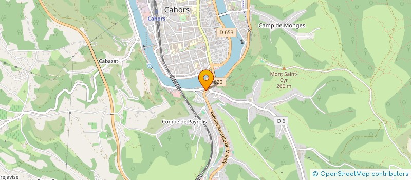 localisation de l'entreprise MONSIEUR THIERRY CUBAYNES  CAHORS