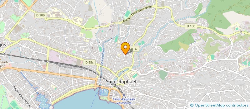 localisation de l'entreprise MONSIEUR THIERRY CUBIERES à SAINT-RAPHAEL