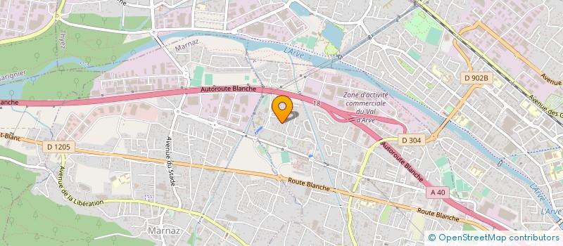 localisation de l'entreprise MONSIEUR THIERRY CUVELIER  SCIONZIER