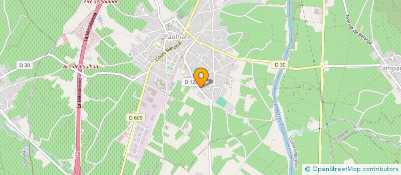 localisation de l'entreprise MONSIEUR THIERRY CUVILLIER  PAULHAN