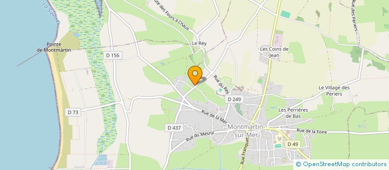 localisation de l'entreprise MONSIEUR THIERRY D'ANDIGNE  MONTMARTIN-SUR-MER