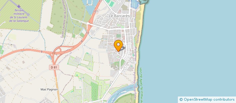 localisation de l'entreprise MONSIEUR THIERRY DA CRUZ  LE BARCARES