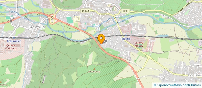 localisation de l'entreprise MONSIEUR THIERRY DABAN  MUTZIG