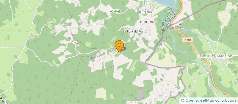 localisation de l'entreprise MONSIEUR THIERRY DAGAIN  GROLEJAC