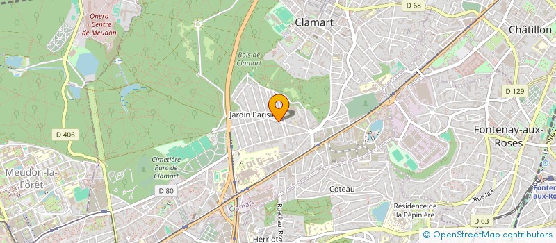 localisation de l'entreprise MONSIEUR THIERRY DAIRE à CLAMART
