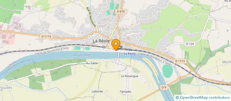 localisation de l'entreprise MONSIEUR THIERRY DAL BO à LA REOLE