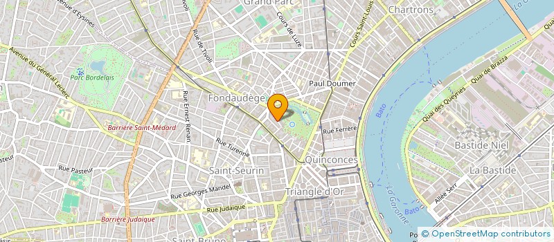 localisation de l'entreprise MONSIEUR THIERRY DAL-POZZO  BORDEAUX