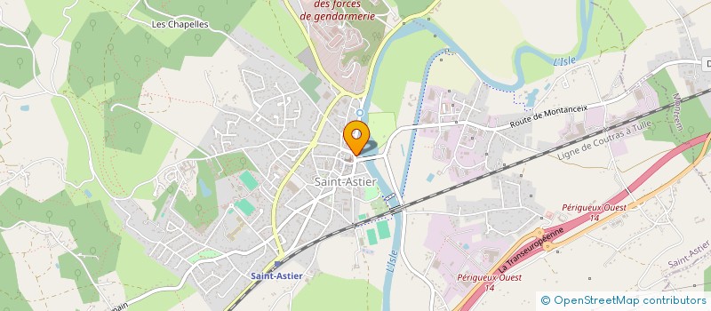 localisation de l'entreprise MONSIEUR THIERRY DALEME  SAINT-ASTIER