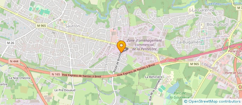 localisation de l'entreprise MONSIEUR THIERRY DANIEL  SAUTRON